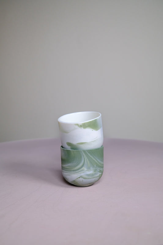 Rounded Porcelain Cup in M