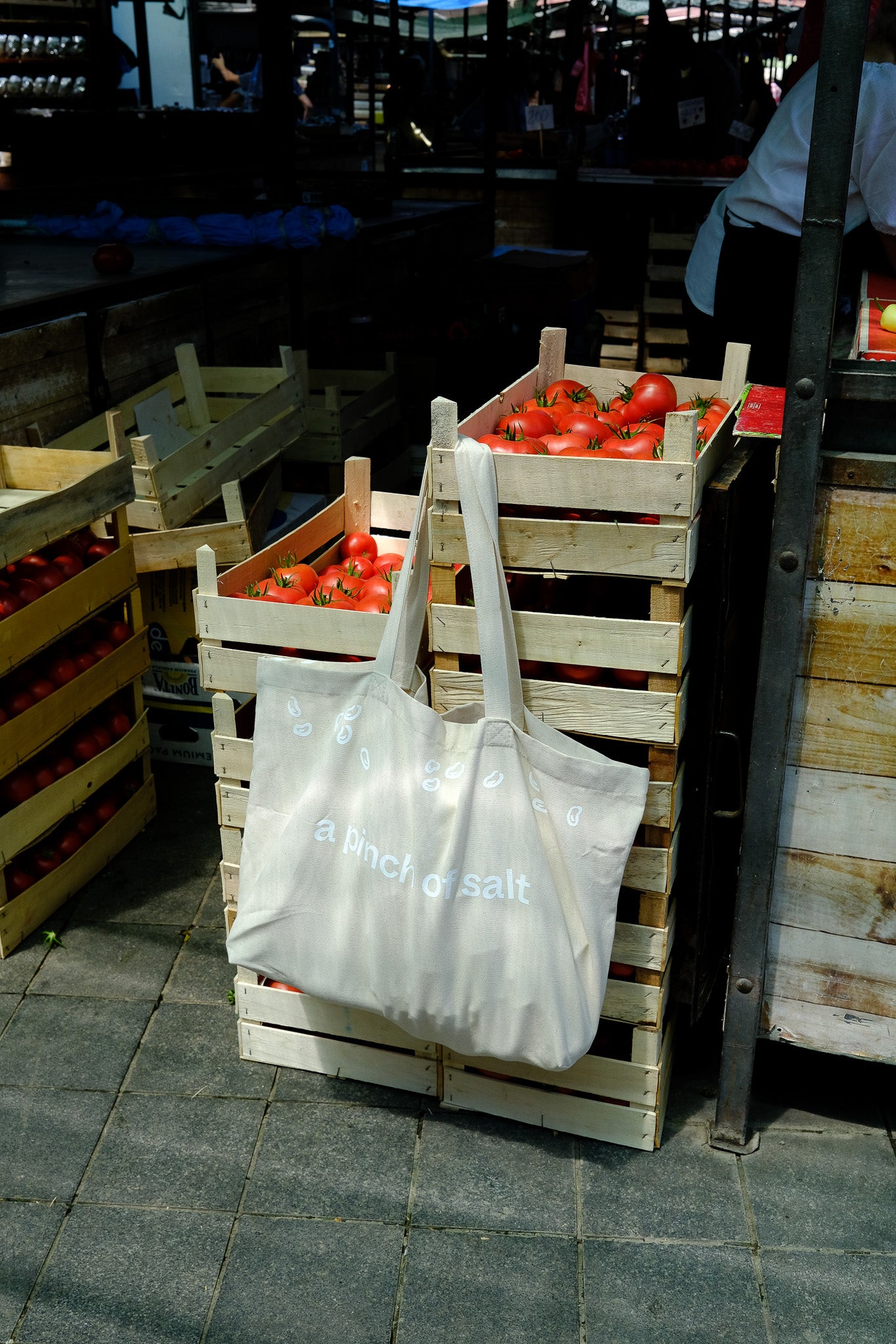 a pinch of salt market bag