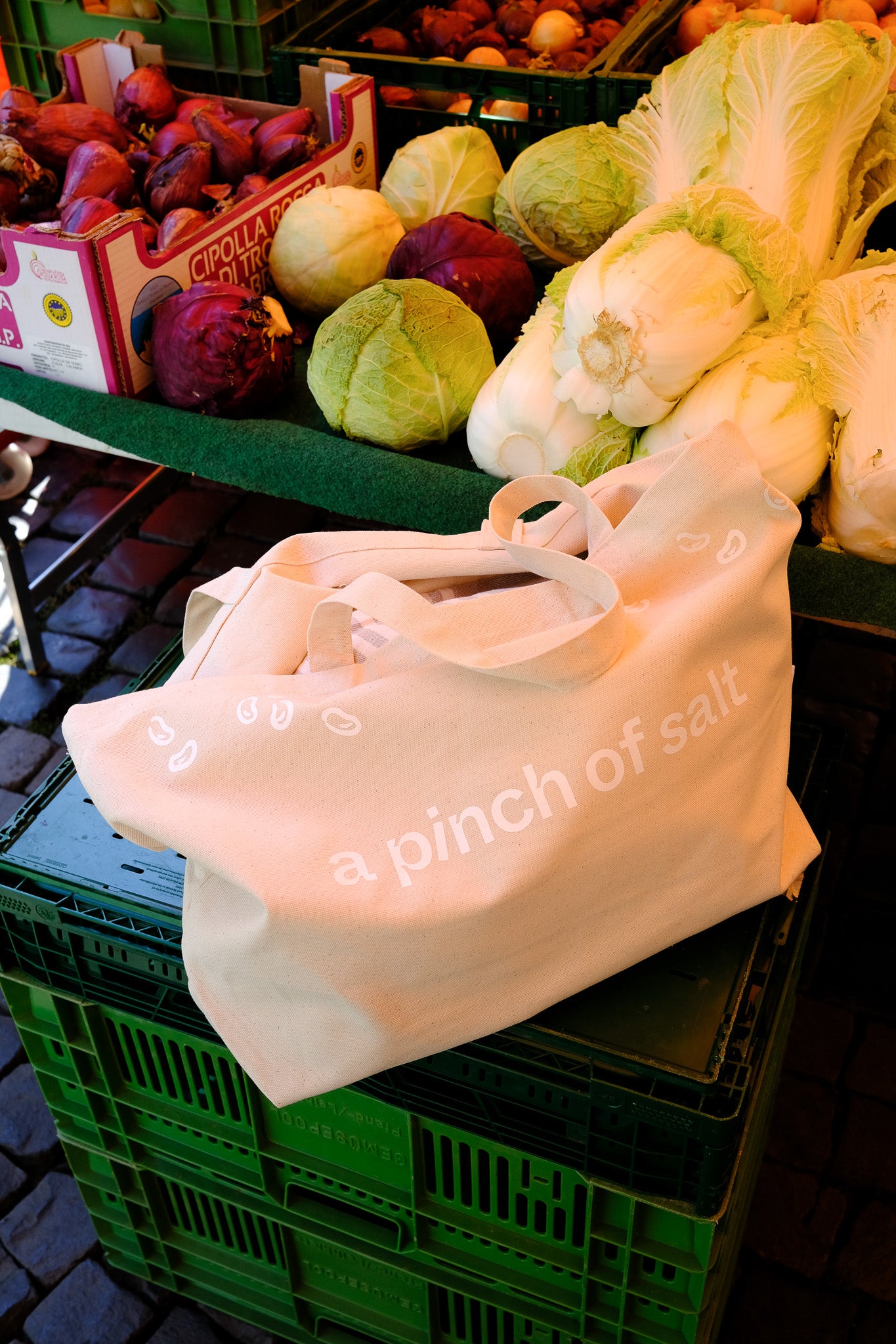 a pinch of salt market bag