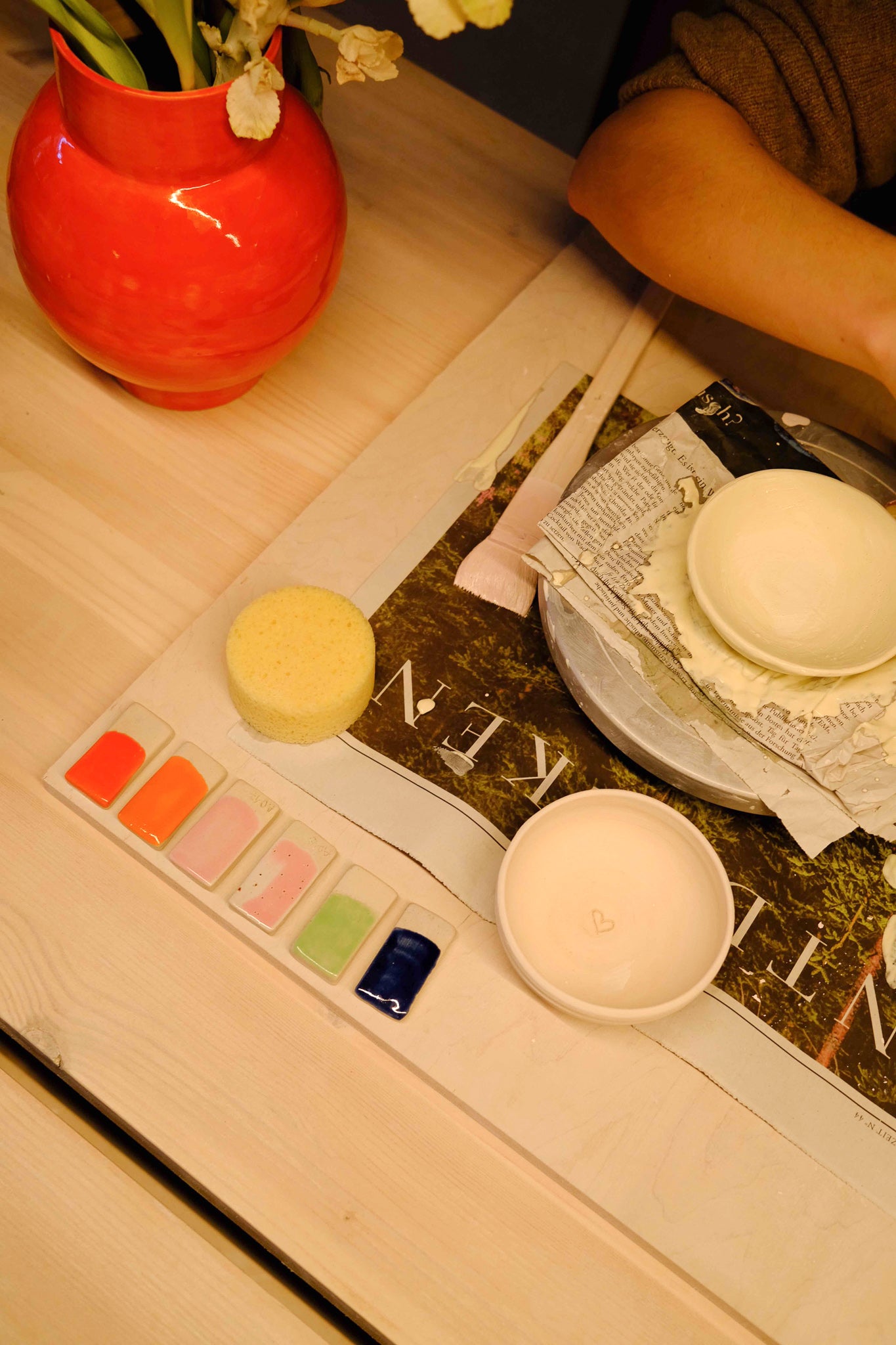 Tischleuchte aus Ton – Handbuilding Workshop (Aufbautechniken) 4x2 h