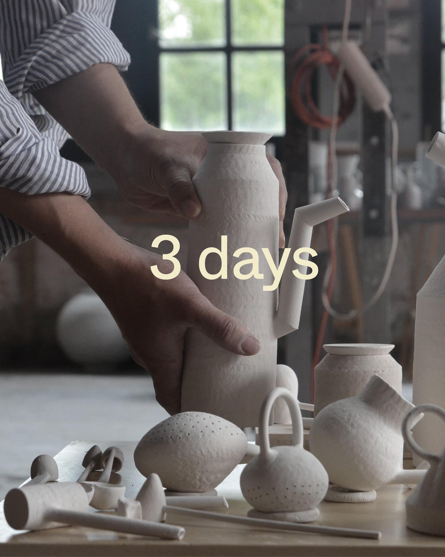 Porcelain Handbuilding Workshop with Kiho Kang 11.-13. July