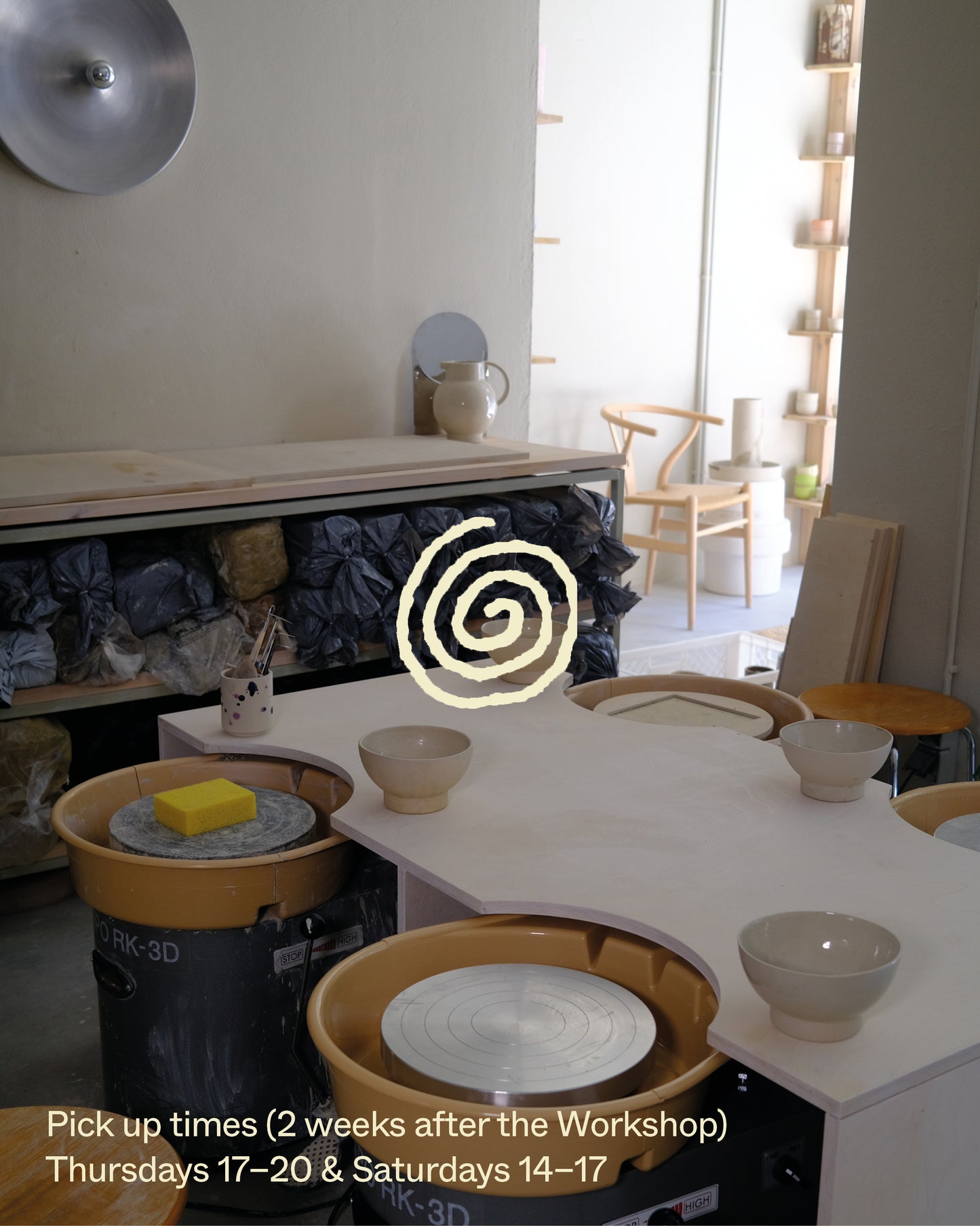 Wheel Throwing Workshop 3×2 hours