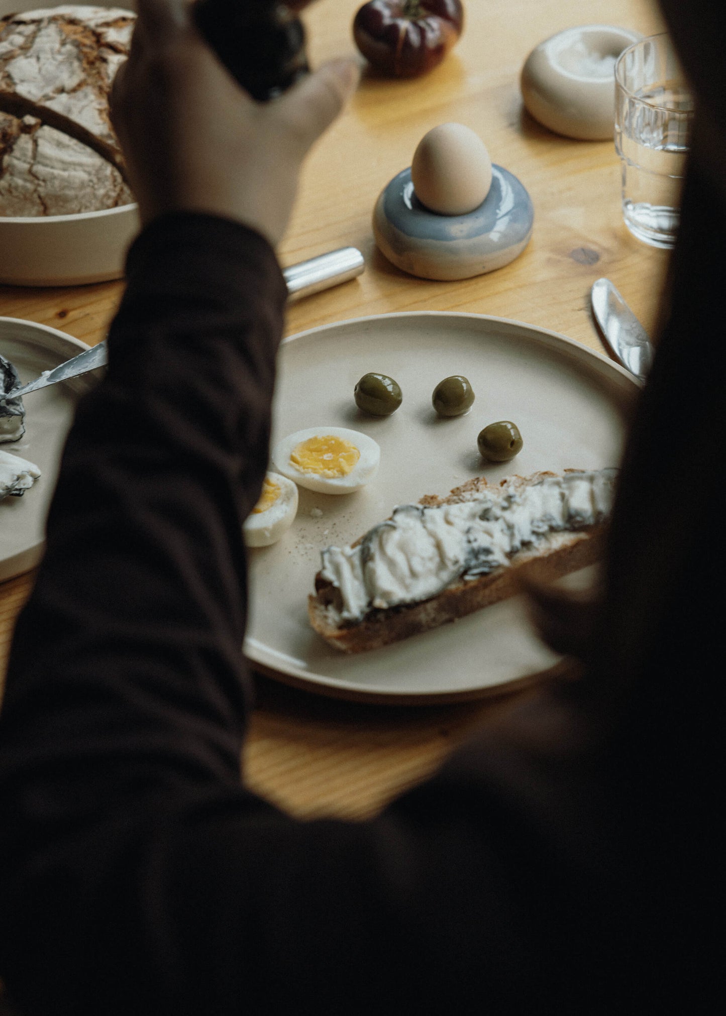 Egg and Salt Holder