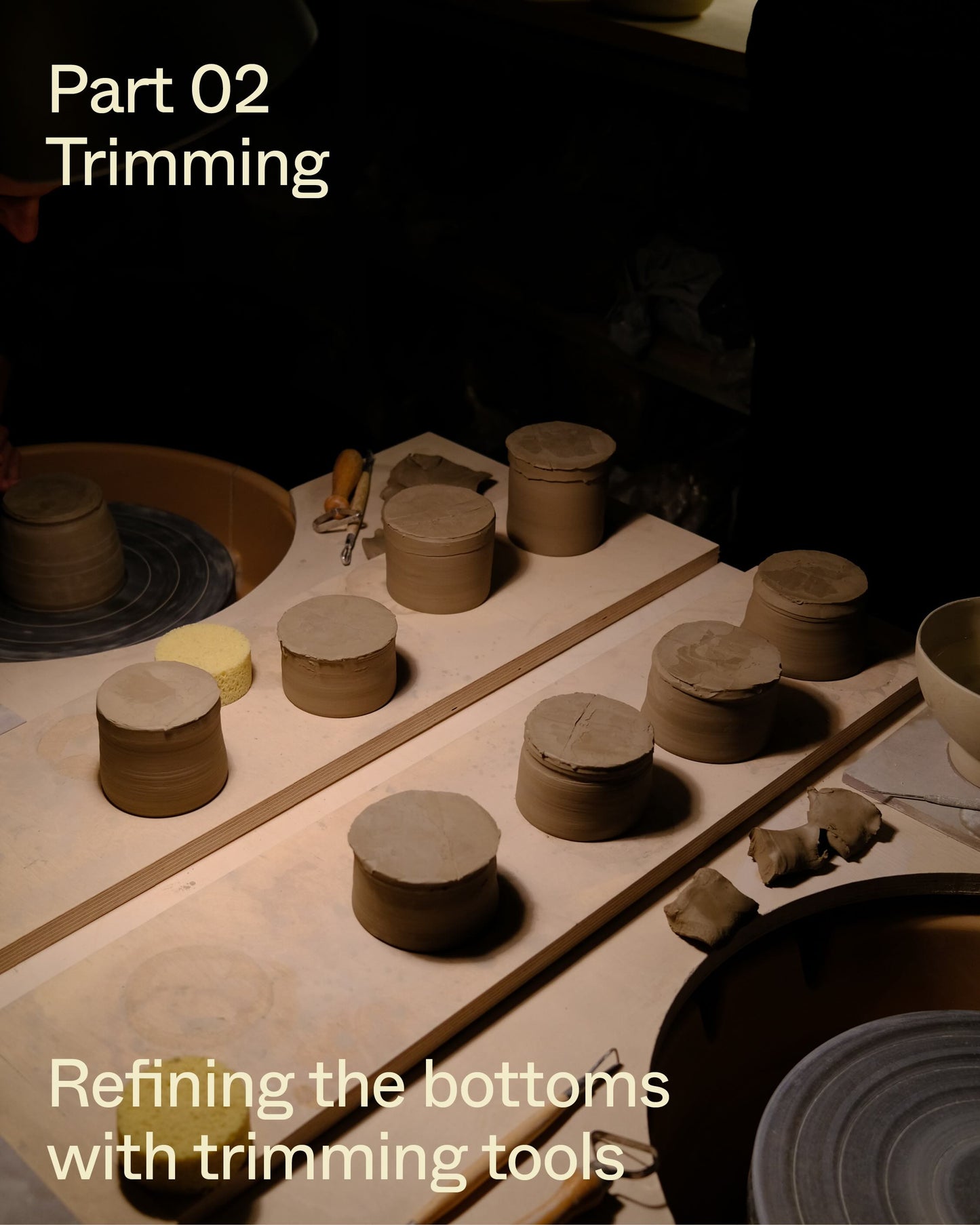 Wheel–Throwing Workshop 3×2 hours (Throwing, Trimming, Glazing)