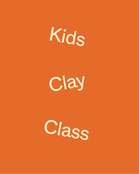 Kids Clay Class (Sunday Workshop)