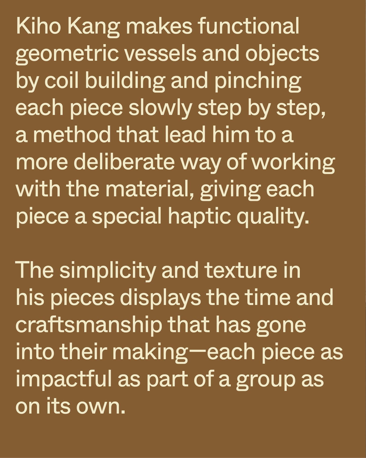 Porcelain Handbuilding Workshop with Kiho Kang 11.-13. July