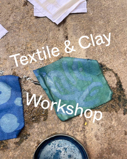 Natural Textile Dye Workshop: Clay Resist Dye with Lena Huber 22.02.26