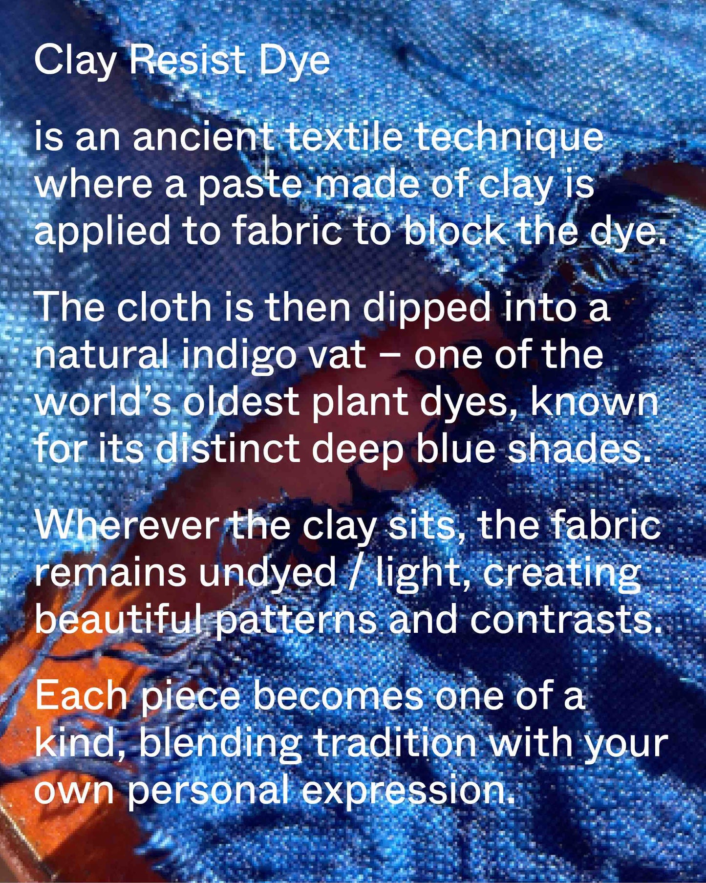 Natural Textile Dye Workshop: Clay Resist Dye with Lena Huber 22.02.26