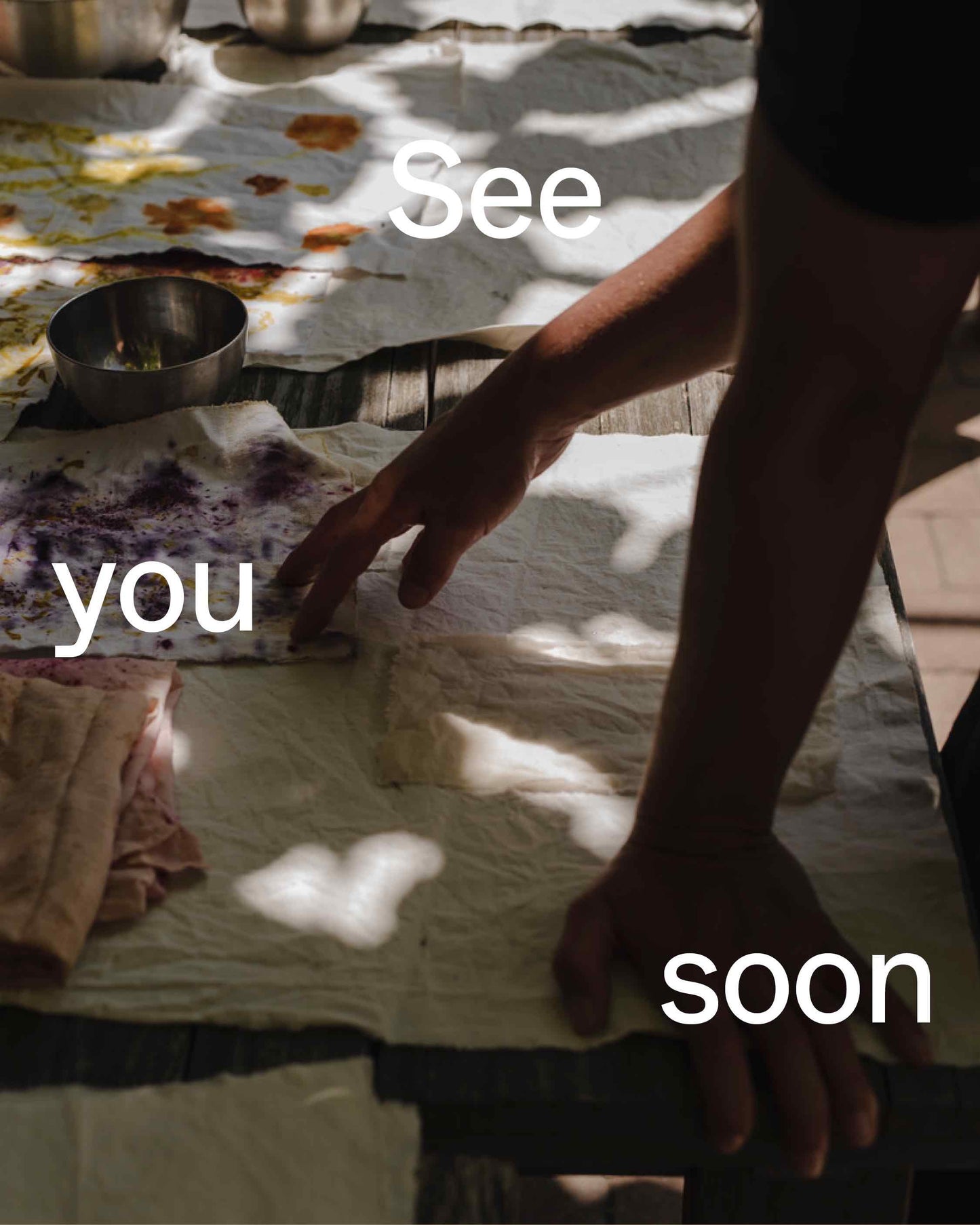 Natural Textile Dye Workshop: Clay Resist Dye with Lena Huber 22.02.26