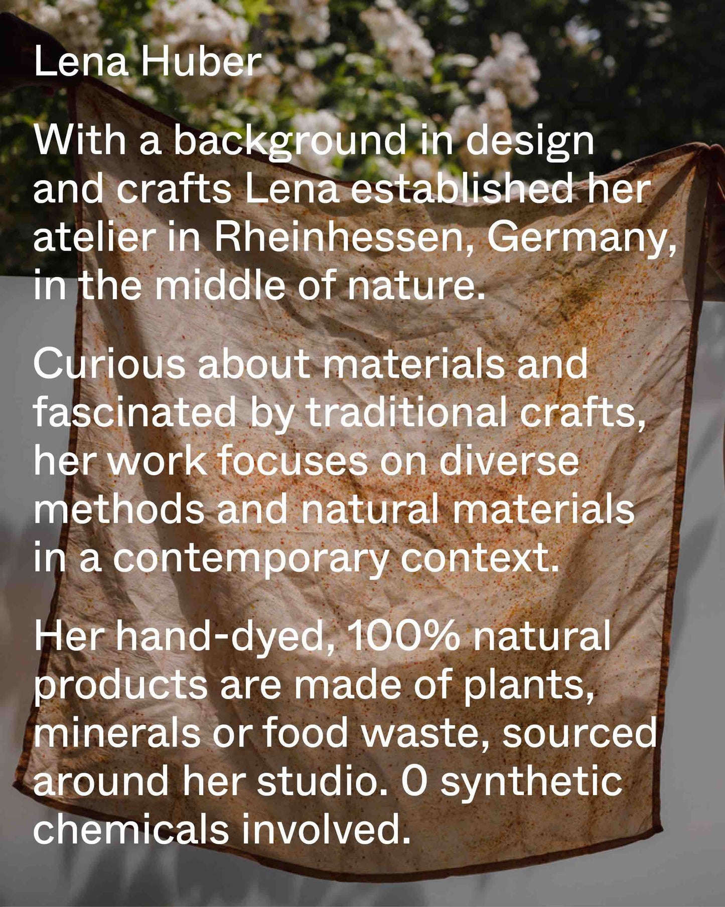 Natural Textile Dye Workshop: Clay Resist Dye with Lena Huber 22.02.26
