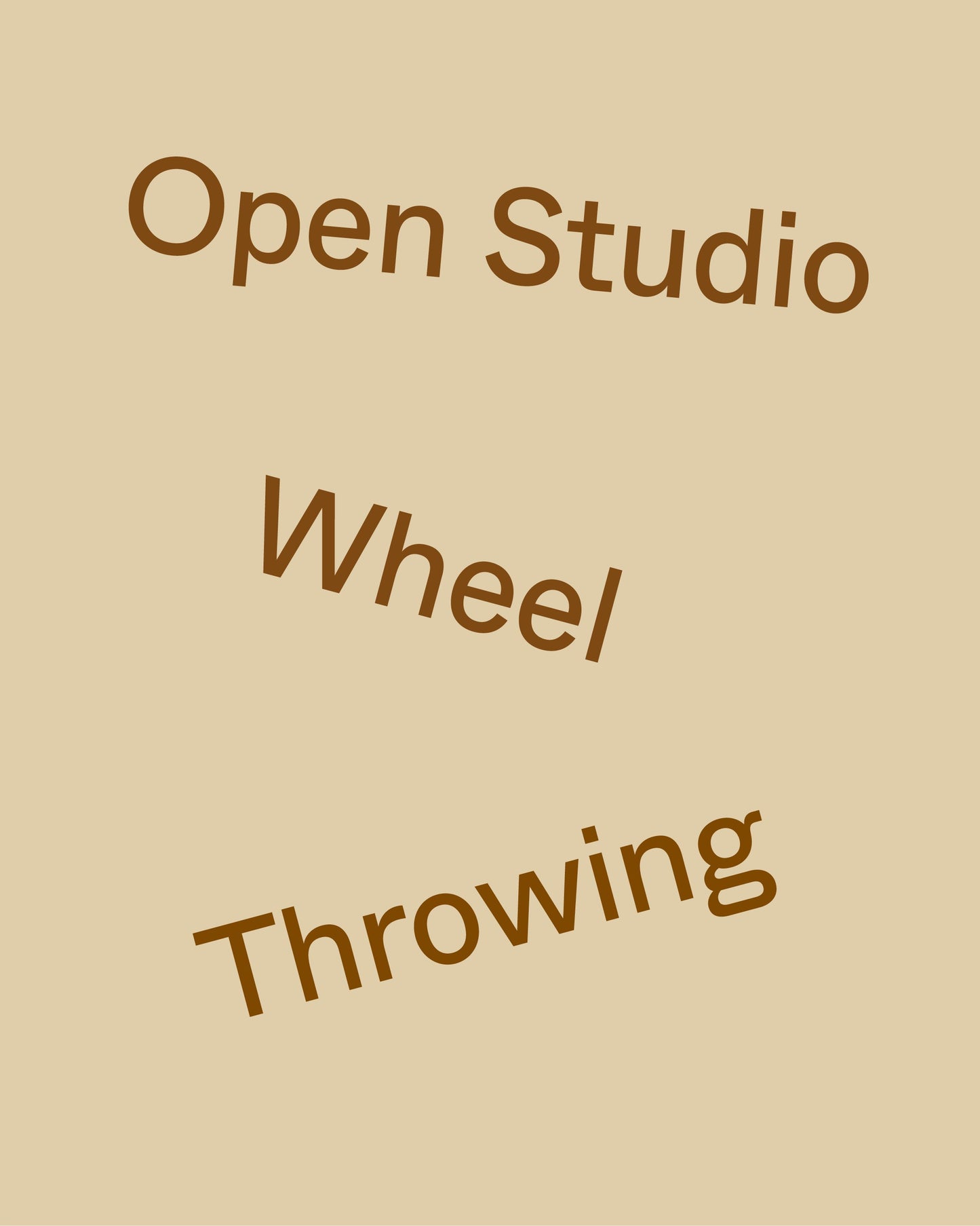 Sundays Open Workshop / Offene Werkstatt → Wheel Throwing / Drehscheibe